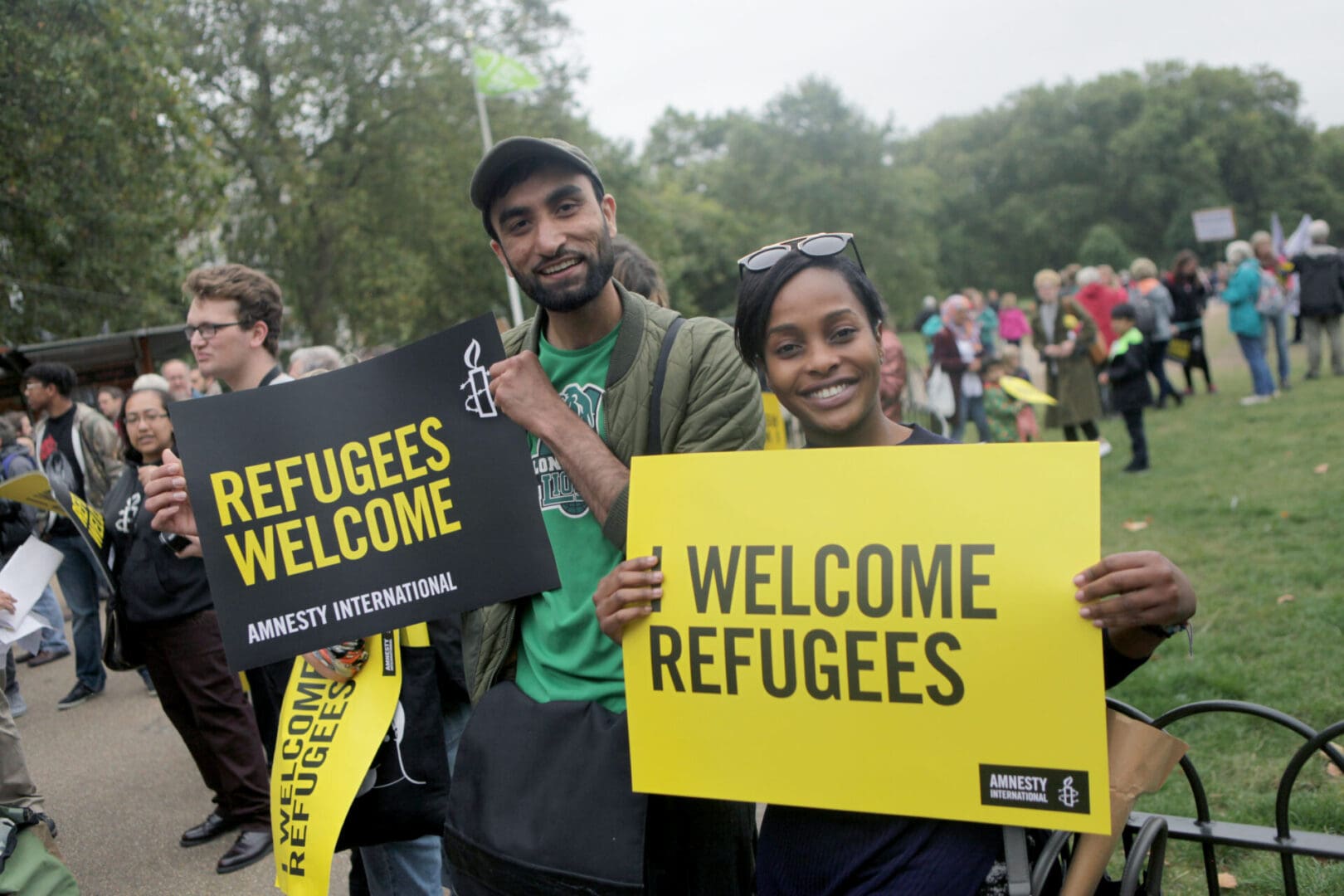 Refugees Welcome march London 17th September 2016